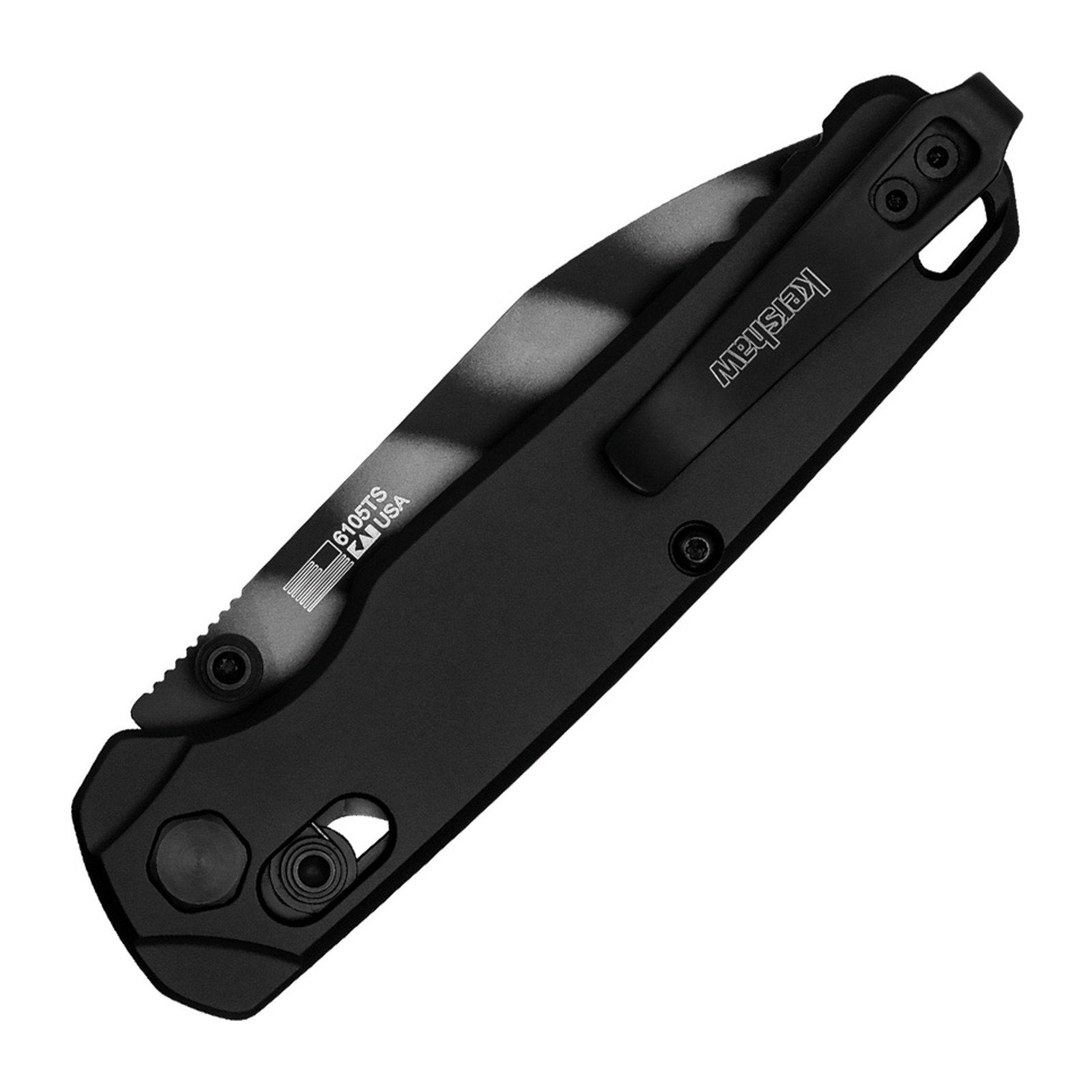 Kershaw Bel Air Black Aluminum CPM MagnaCut Folding Knife - CPM MagnaCut, Reverse Tanto, Aluminum product view 2