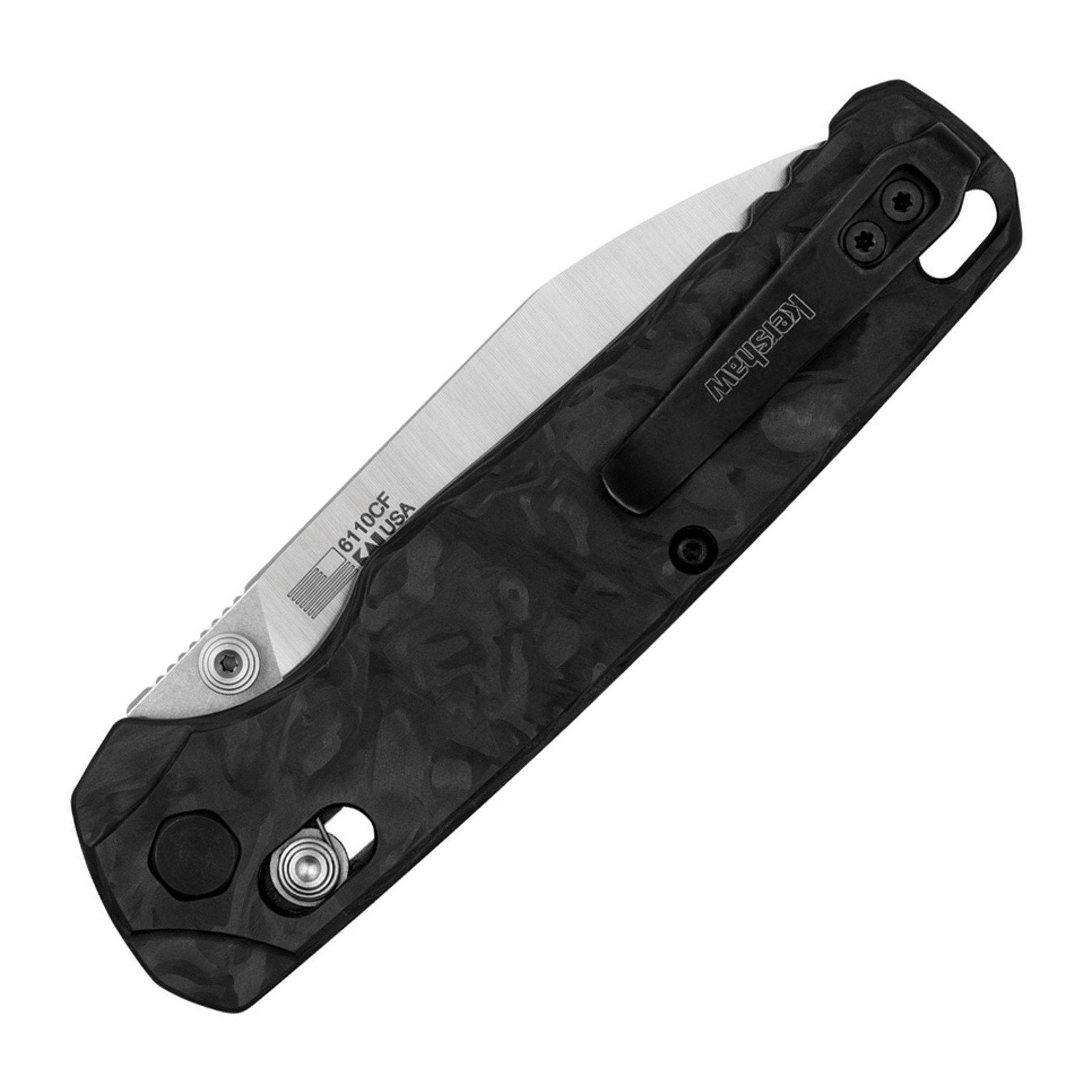 Kershaw Bel Air XL 6110CF DuraLock Carbon Fiber Folding Knife - CPM MagnaCut, Reverse Tanto, Carbon fiber product view 2