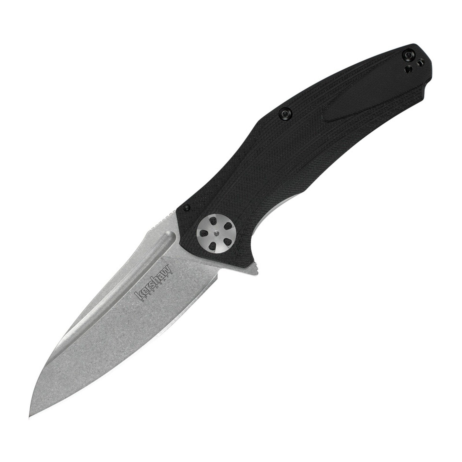 Kershaw Natrix Black G-10 8Cr13MoV Folding Knife - 8Cr13MoV, Drop Point, G-10 product photo