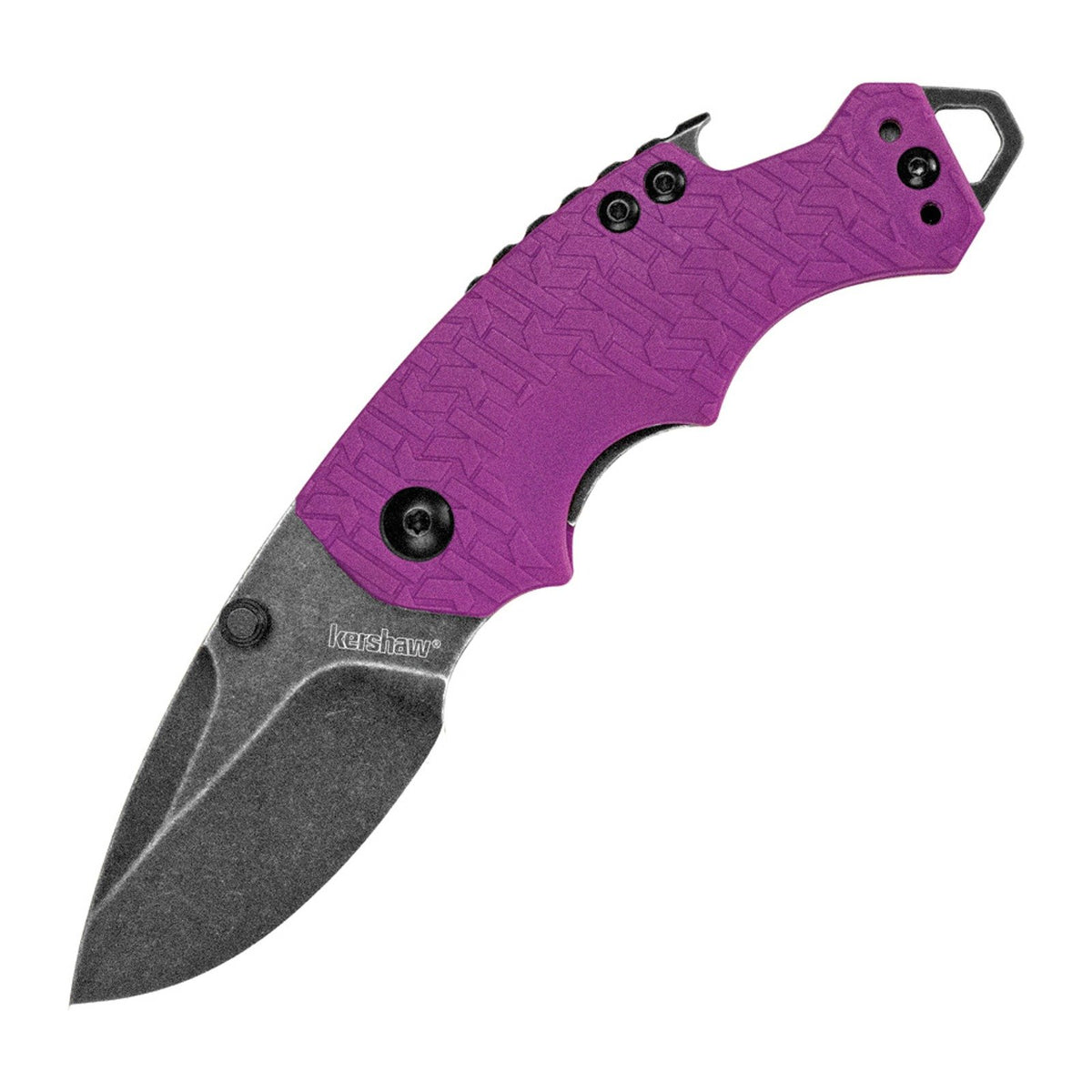 Kershaw Shuffle 8Cr13MoV Folding Knife - 8Cr13MoV, Drop Point, Glass-filled nylon, K-Texture™ grip product photo