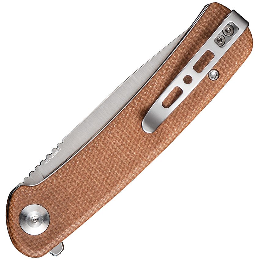 SENCUT Neches Brown Micarta 10Cr15CoMoV Folding Knife