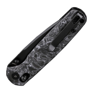 WIXCO Drax II Black 14C28N Shredded Carbon Fiber Folding Knife - product view 2