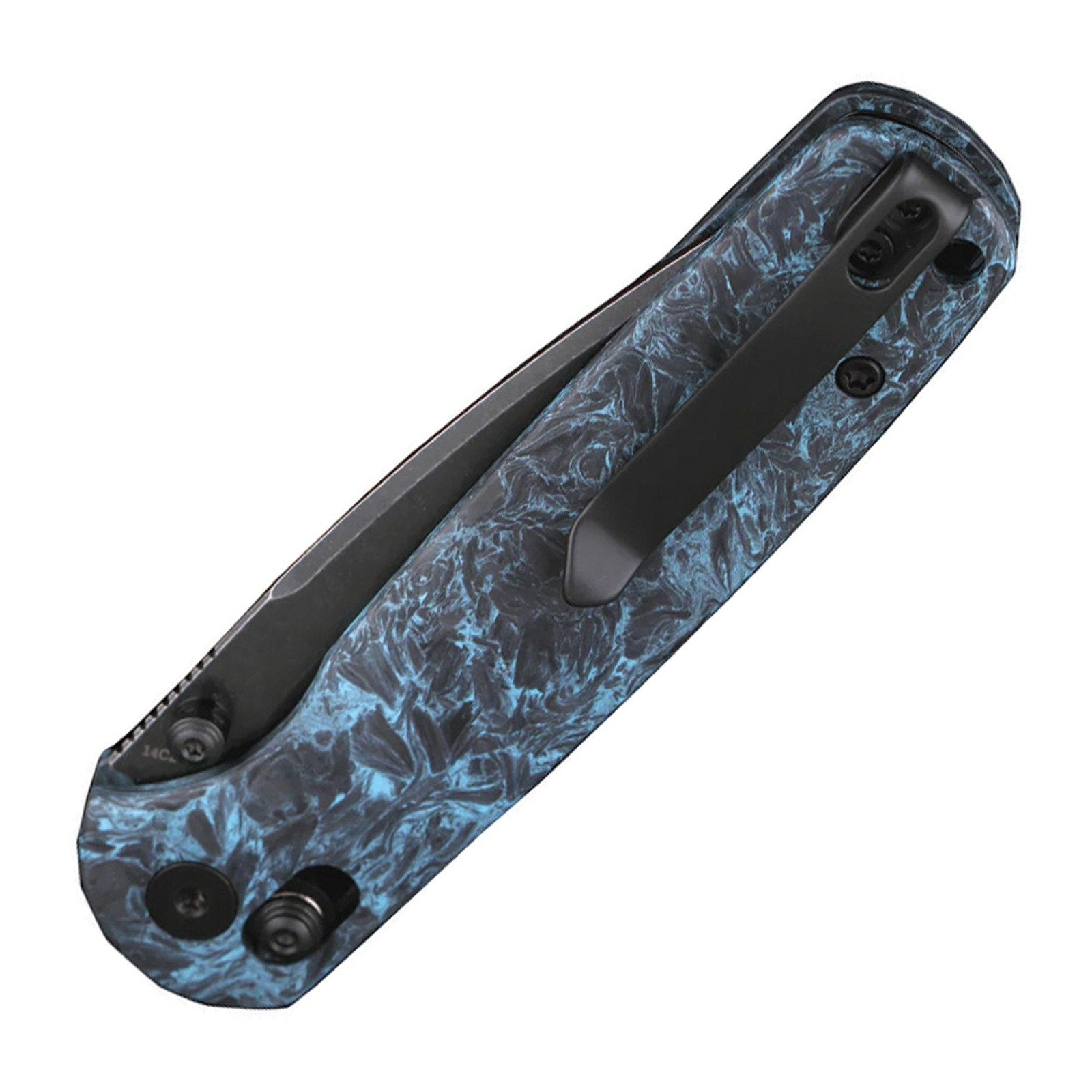 WIXCO Drax II Sky Blue Carbon Fiber 14C28N Knife - product view 2
