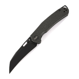 WIXCO WORTEX WX16-A Black Micarta 14C28N Folding Knife - product photo