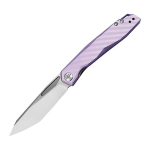 WIXCO Fenix WX21-A Purple Aluminum N690 Front Flipper Folding Knife - product photo