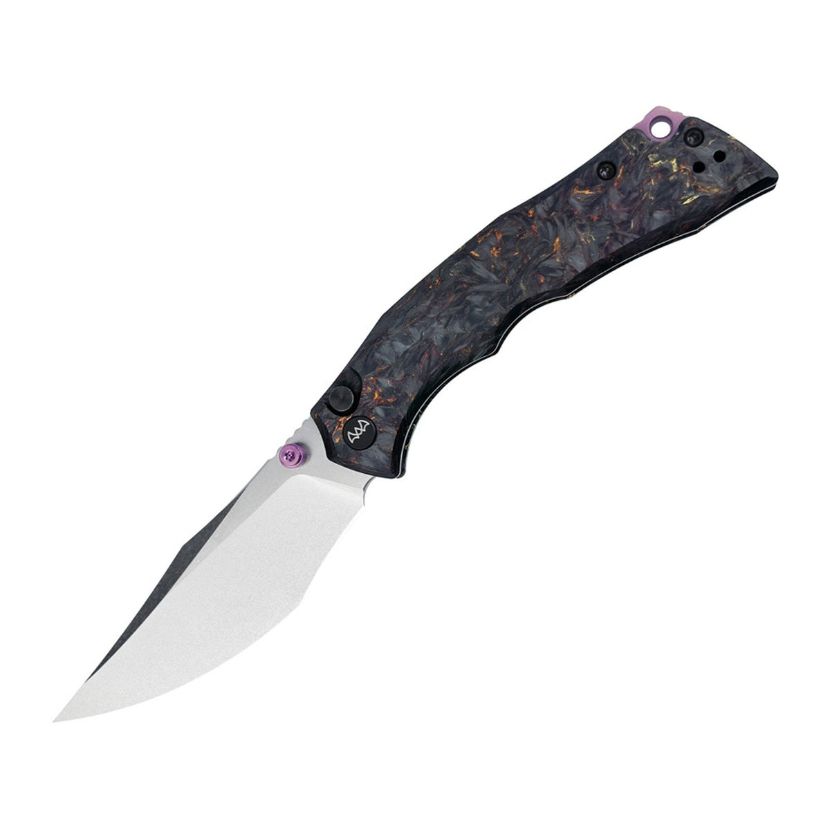 WIXCO Jugger WX22-A N690 Carbon Fiber Button Lock Folding Knife - product photo