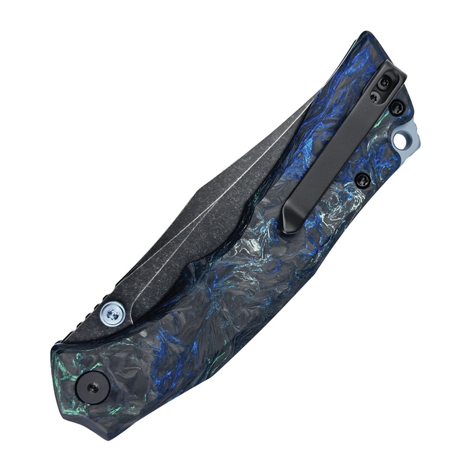 WIXCO Jugger WX22-C N690 Carbon Fiber Button Lock Folding Knife - product view 2