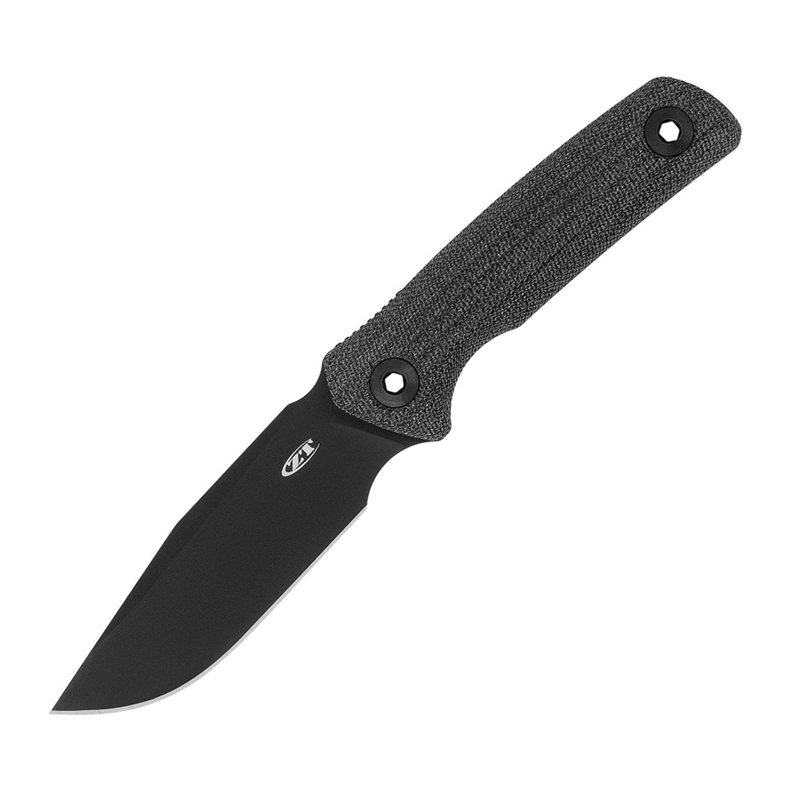 Zero Tolerance 0004BLK Black CPM Cru-Wear Fixed Blade - CPM Cru-Wear, Clip Point, Micarta product photo