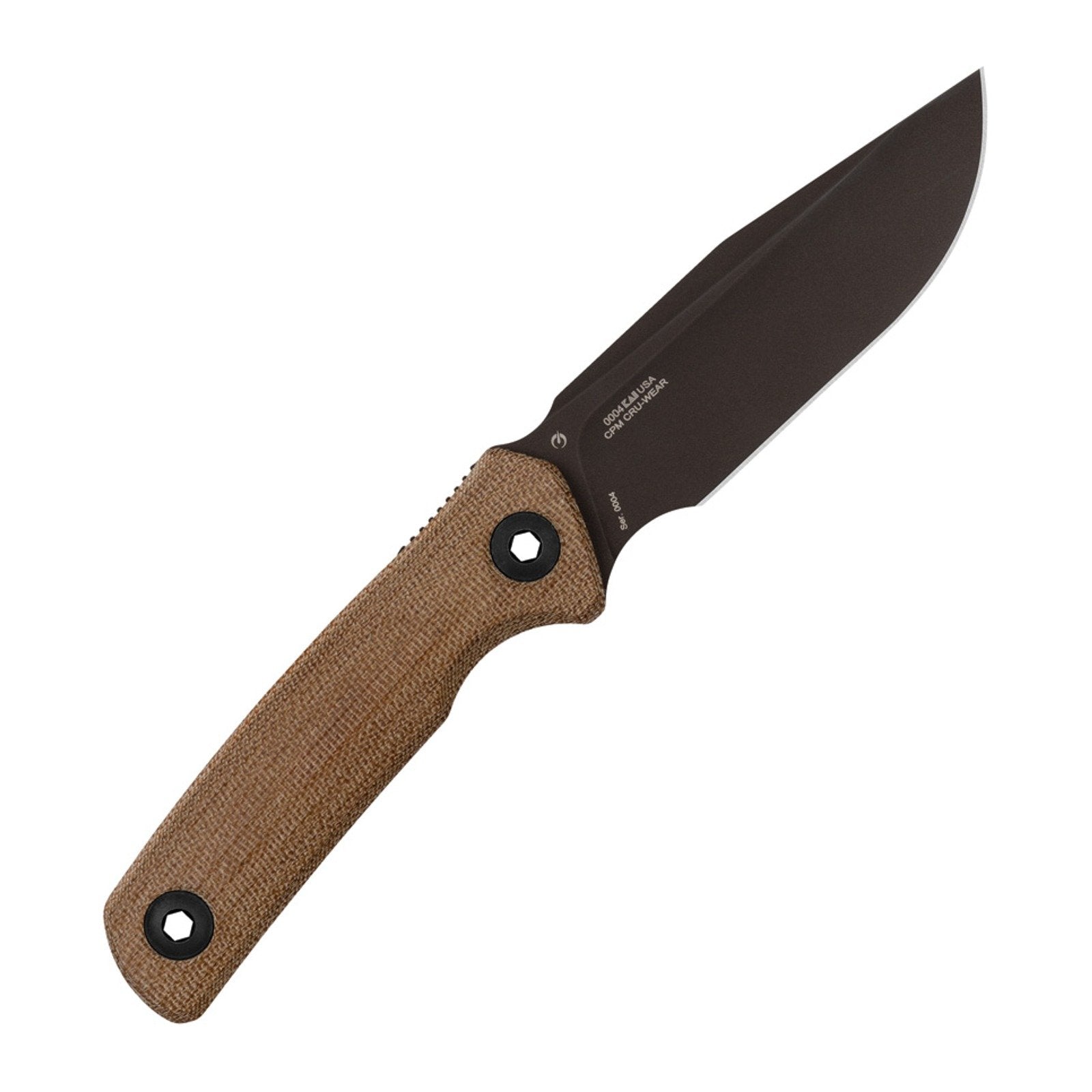 Zero Tolerance 0004 CPM Cru-Wear Fixed Blade - CPM Cru-Wear, Clip Point, Micarta product view 2