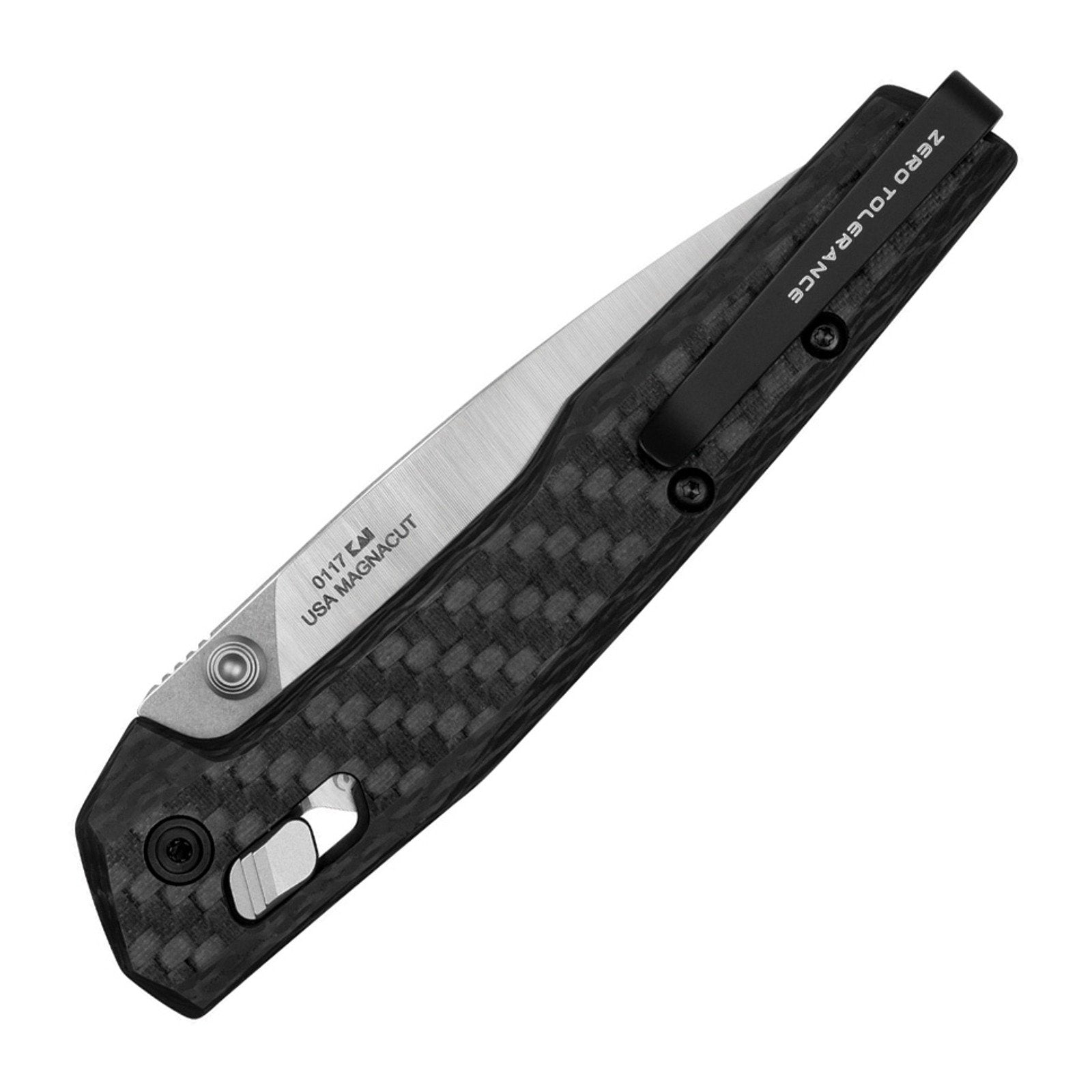 Zero Tolerance 0117 DuraLock Carbon Fiber Folding Knife - CPM MagnaCut, Drop Point, Carbon Fiber product view 2