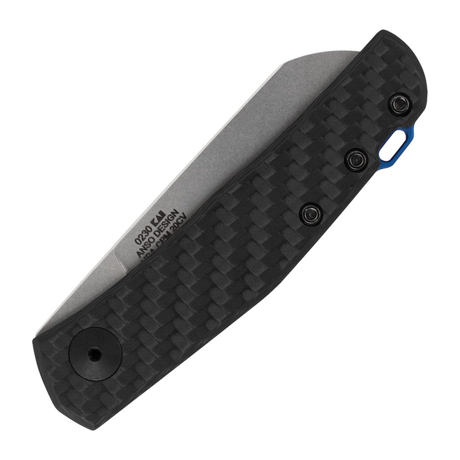 Zero Tolerance 0230 CPM 20CV Slipjoint Folding Knife - CPM 20CV, Sheepsfoot, Carbon fiber product view 2