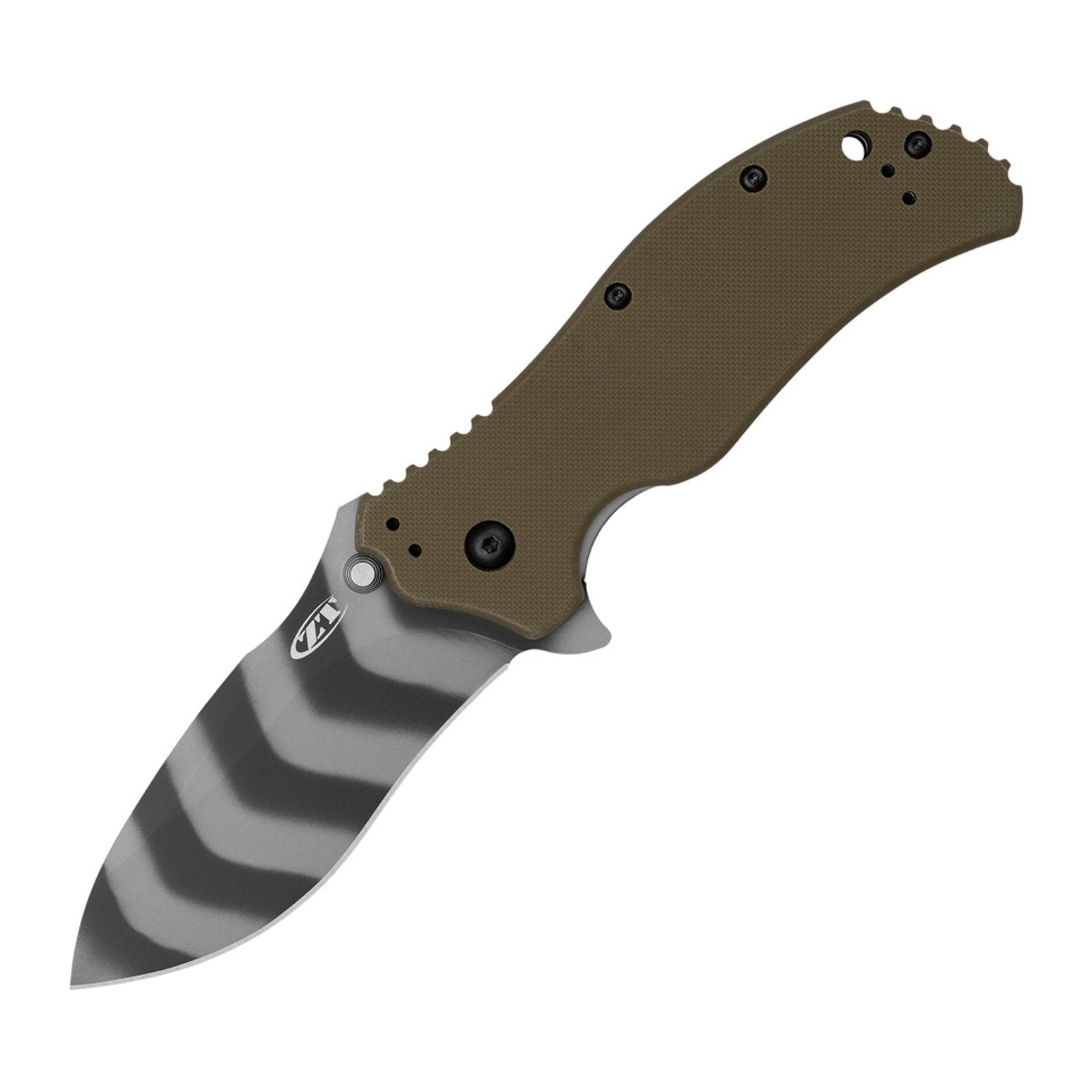 Zero Tolerance 0350OLTS MagnaCut Assisted Folding Knife - CPM MagnaCut, Drop Point, G-10 product photo