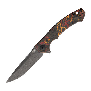 Zero Tolerance Sinkevich 0450CFDAMS Damascus Frame Lock Folding Knife - Damascus, Drop Point, Carbon Fiber, Titanium product
