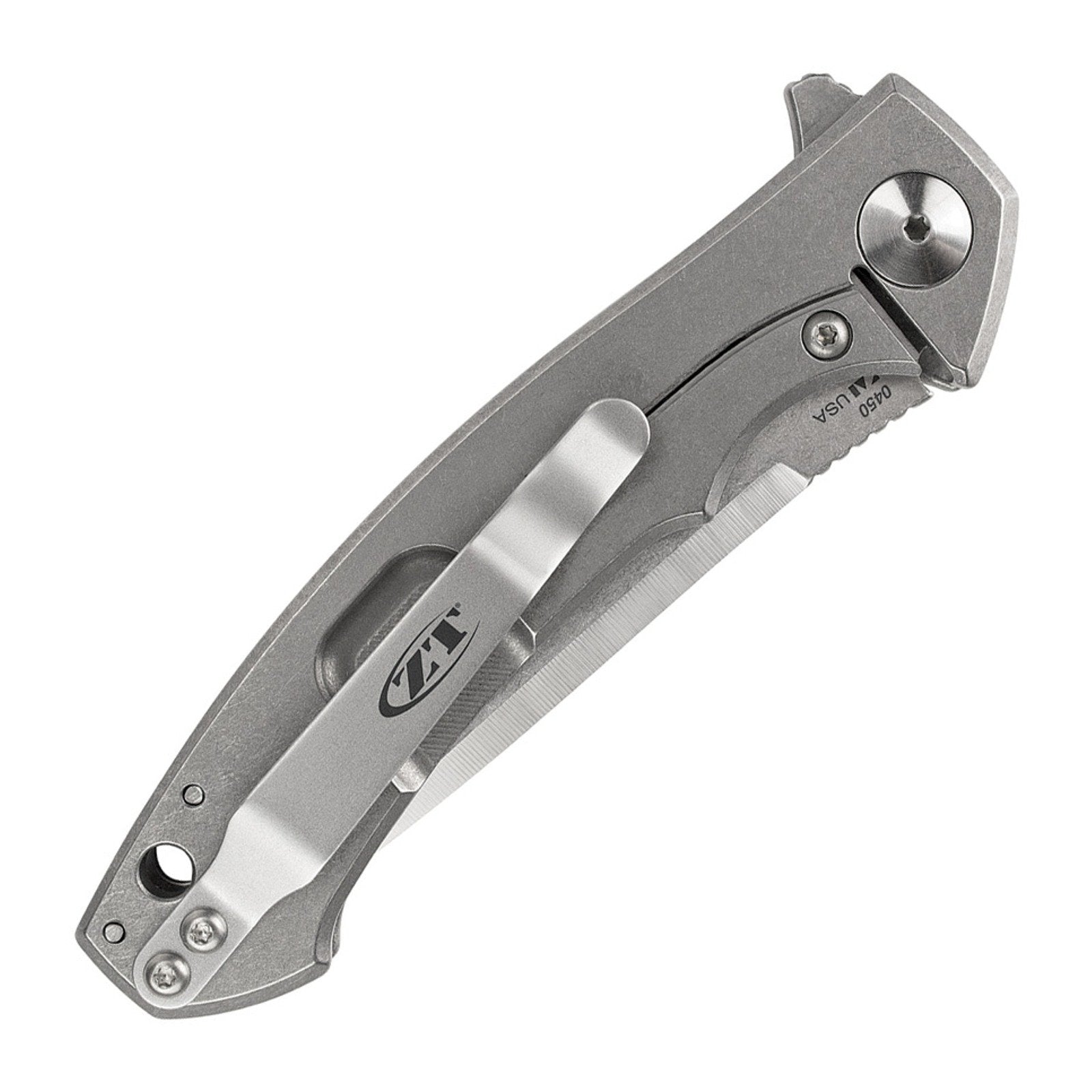 Zero Tolerance 0450 Sinkevich CPM S35VN Titanium Folding Knife - CPM S35VN, Drop Point, Titanium product view 2
